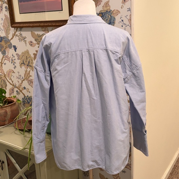 Everlane The Boxy Oxford Organic Cotton Button Down Shirt - Picture 6 of 8